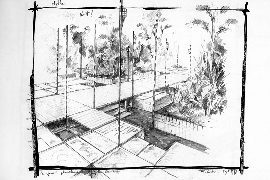 Scénographie de Raymond Sarti, Le Jardin Planétaire
